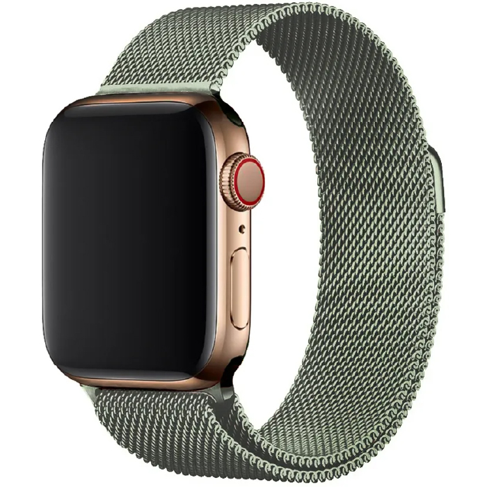 Ремешок Milanese для Apple Watch 42/44/45мм, Хаки