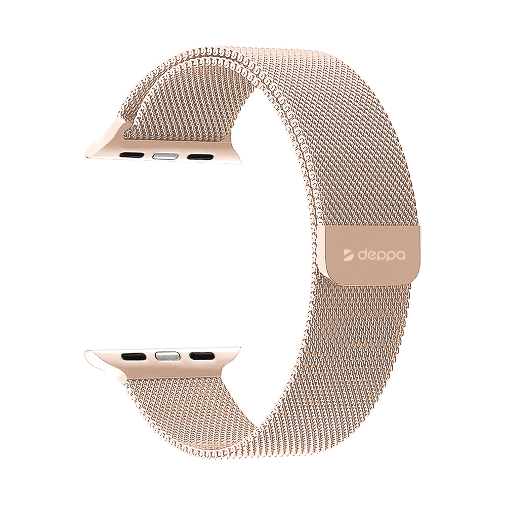 Ремешок Deppa Band Mesh для Apple Watch 38/40/41мм, Золото
