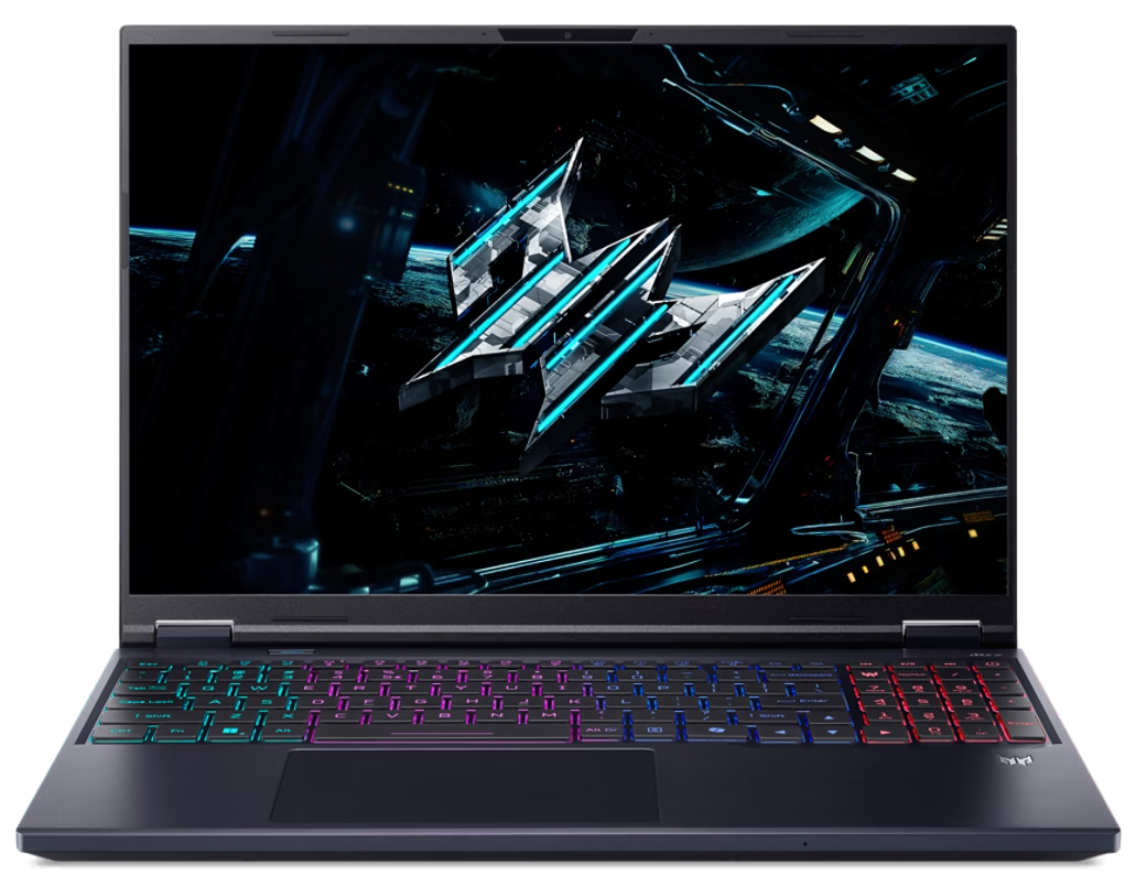 Ноутбук Acer Predator Helios Neo 16 NH.QVUEM.002 Core Ultra 9 275HX/16Гб/1Тб SSD/RTX 5060 8Гб/16" IPS 180Гц/DOS/Черный
