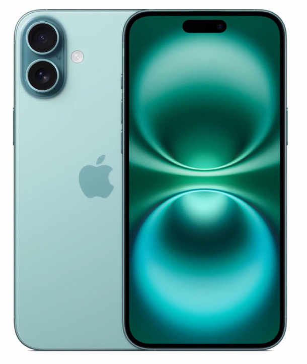 iPhone 16 128Гб (1 sim + eSIM / 97%) Морская бирюза - Б/У ★★★☆☆