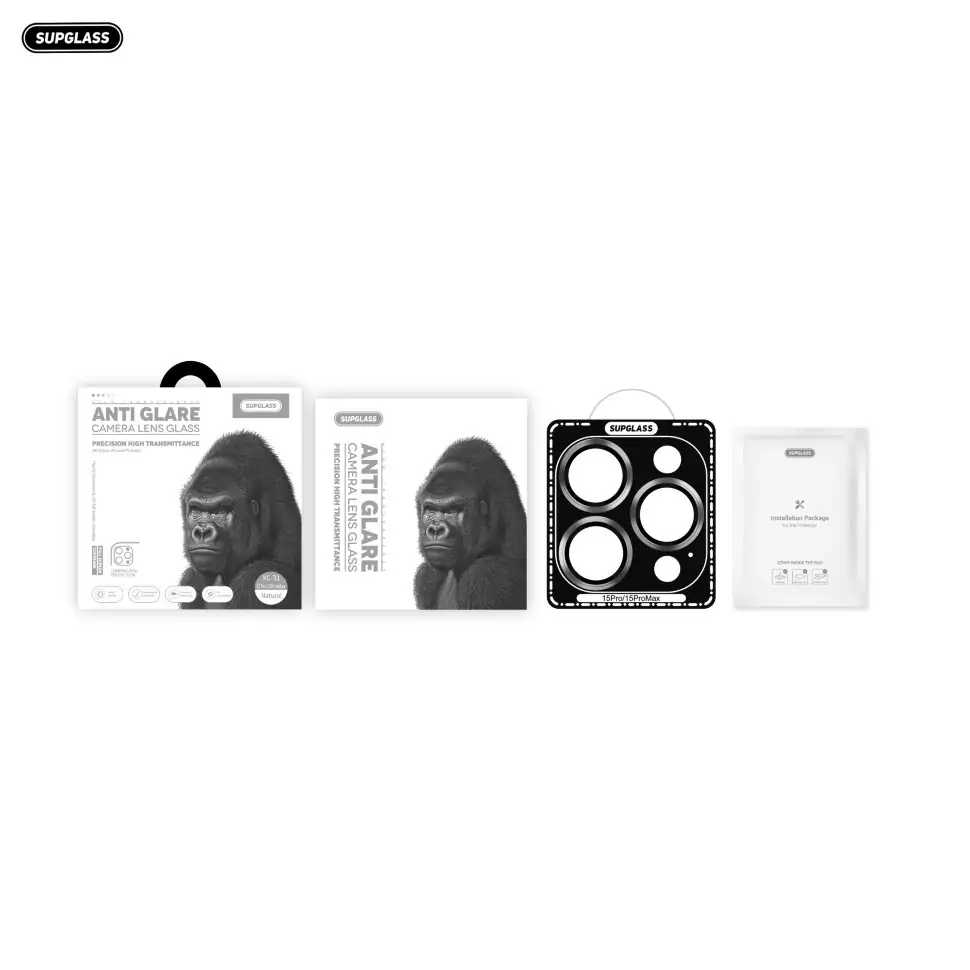 Защитные линзы SupGlass glass Anti Glare SG-31 на камеру Samsung S25/26 Plus, Серебристый