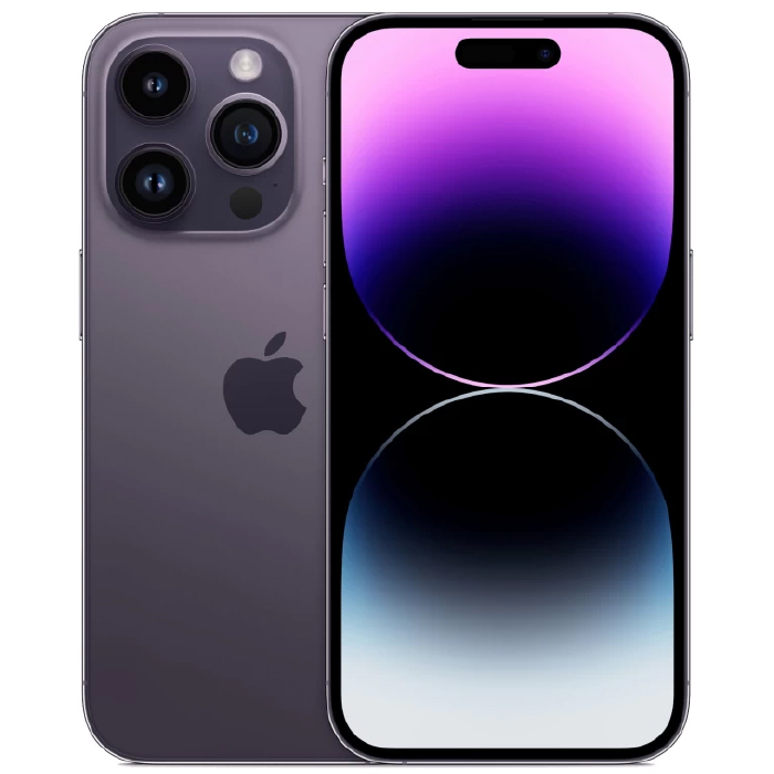 iPhone 14 Pro 1Тб (eSIM / 75% / Без коробки) Темно-фиолетовый - Б/У ★★☆☆☆
