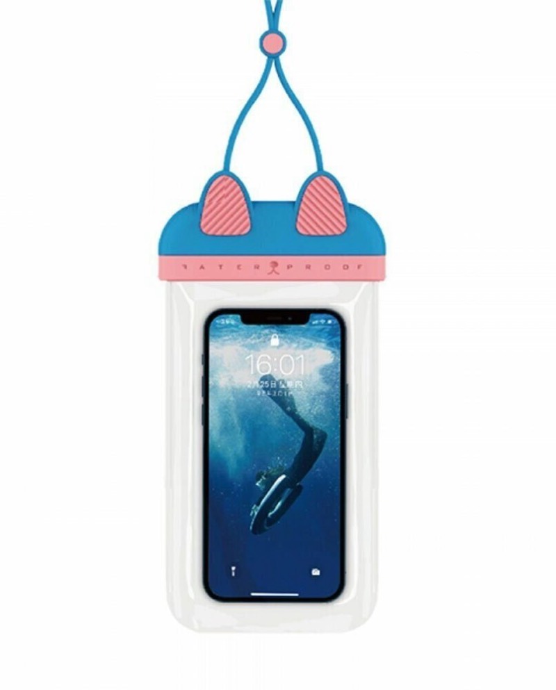 Чехол водонепроницаемый для смартфонов Wiwu Kitty синий