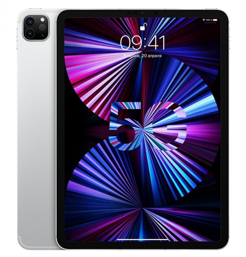 iPad Pro 11'' (2021) Wi-Fi + Cellular 512Гб (без коробки) Серебристый - Б/У