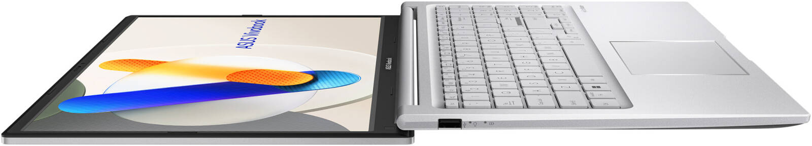 Ноутбук ASUS Vivobook 15 A1504VA-NJ2735 Core i7-1355U/8Гб/512Гб SSD/15.6" FullHD/DOS/Серебристый (90NB10J2-M037X0)