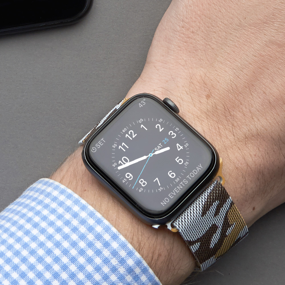 Ремешок Deppa Band Mesh для Apple Watch 42/44/45мм, Камуфляж