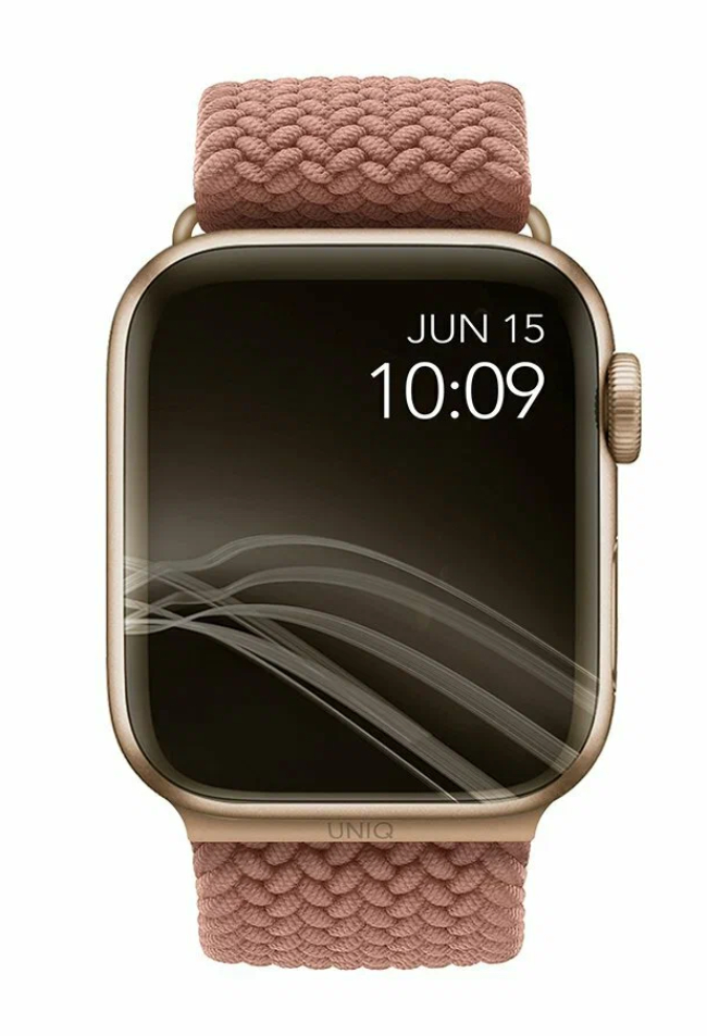 Ремешок Uniq для Apple Watch 42/40/41мм ASPEN Плетеный ремешок, Розовый