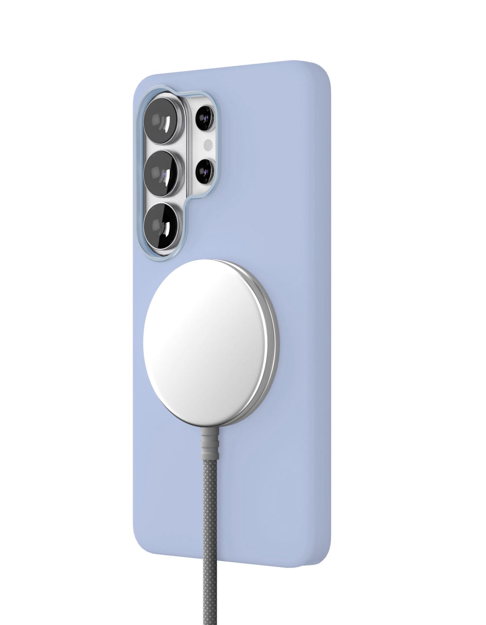 Чехол защитный VLP Aster Pro Case с MagSafe для Samsung Galaxy S26 Ultra, Голубой